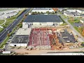 Drone view of Eastern Lift Truck Co s York PA Branch Expansion