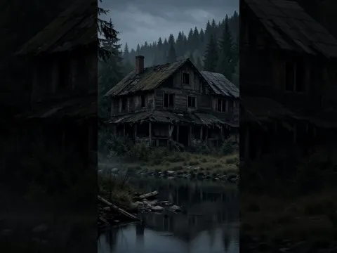 Cinematic Rumah Tua Terbengkalai Ditengah Hutan #shorts