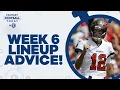 NFL Fantasy Week 6 Last-Minute Start Em Sit Em Advice Fantasy Football Today in 5 Podcast