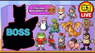 Merge Fellas Italian Brainrot 26 Gameplay Walkthrough Reaching Max Level ×2 | Brainrot New Update
