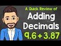 Adding Decimals Explained A Step-By-Step Review Understanding Decimal Addition