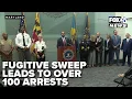 FBI fugitive sweep leads to over 100 arrests