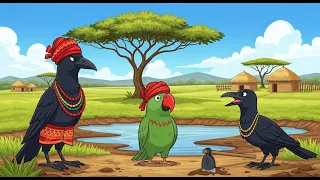 the story of the poor honest crow farmer hindicartoon