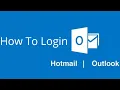 Hotmail Login 2021 Hotmail com login hotmail sign in