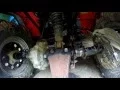 How to Honda 300 Fourtrax 350D 250 Big Red Rear Differential Swap