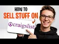 How to Sell Things on Craigslist Successfully in 2026 How to Sell Stuff on Craigslist
