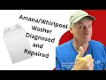 Whirlpool-Style Washer Diagnostic Mode Amana Whirlpool Maytag