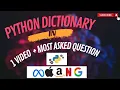 Python Dictionary in 1 Crack Product Based in Python Lecture 7 Python Series