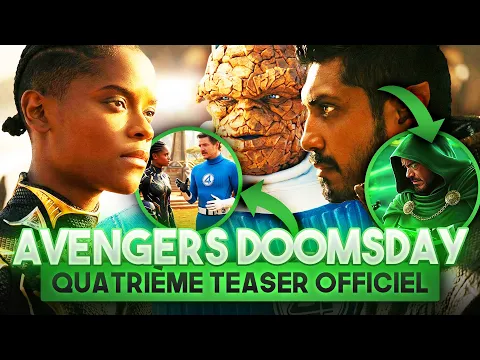 Video Thumbnail: ANALYSE NOUVEAU TRAILER AVENGERS DOOMSDAY (Black Panther, 4 Fantastiques et NAMOR avec DR DOOM ?)