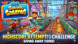 Subway Surfer Live 🔥 High ScoreCHALLENGE Road to 30K Subscriber#subwaysurfer #livegaming #Gaming