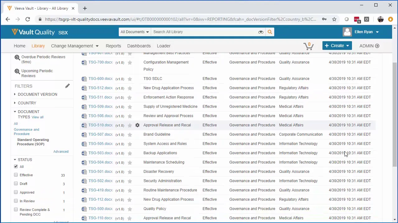 Veeva Vault - Ongoing Migrations