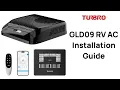 TURBRO Greenland 9 000 BTU 12V DC Inverter Rooftop RV AC Installation Guide