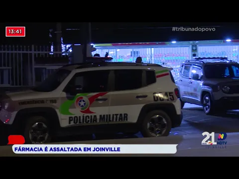 Fármacia é assaltada em Joinville