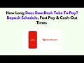 How Long Does DoorDash Take to Pay Deposit Schedule Fast Pay Cash-Out Times 2026