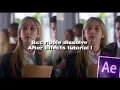 BCC ripple Dissolve Effect After Effects Tutorial