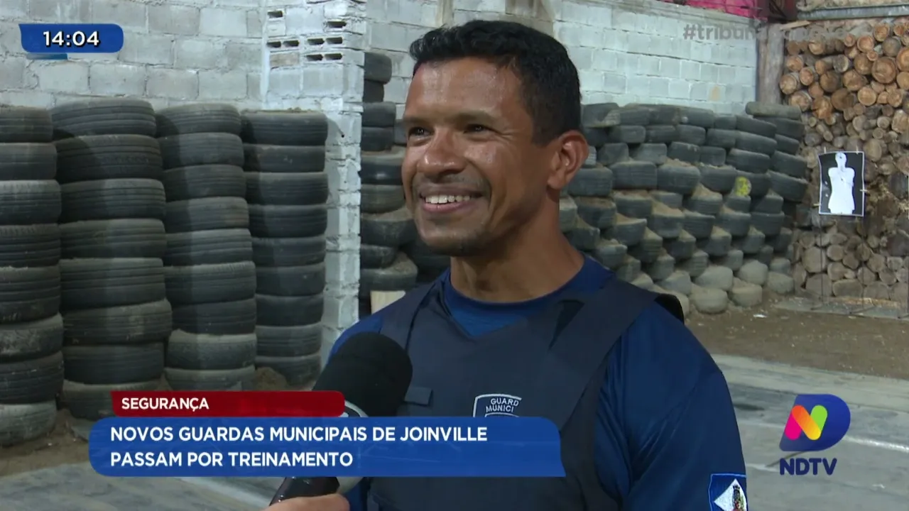 Segurança: novos guardas municipais de Joinville passam por treinamento