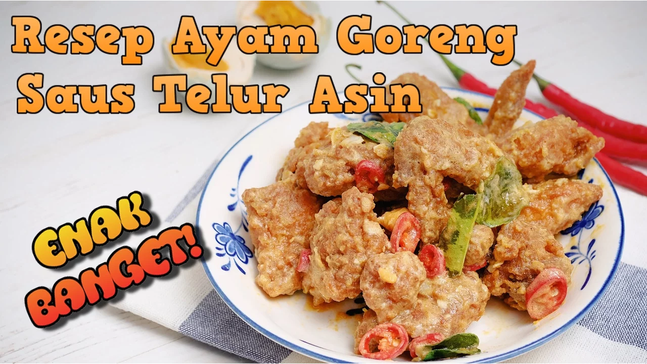 Assalamualaikum... Di video kali ini, Dapur Dee akan share resep ayam saus telur asin. AYAM SAUS TEL. 