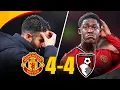 Lagu UNBELIEVABLE GAME, My Head Is GONE | MAN UTD 4-4 BOURNEMOUTH