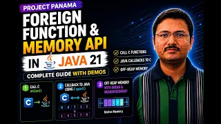 Java 21 Foreign Function Memory API Project Panama with Practical Demos