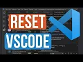 How to Reset VSCode Settings Reset Visual Studio Code Step by Step