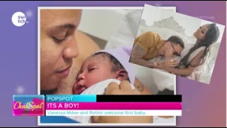 its a boy vanessa mdee and rotimi welcome first baby