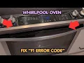 How To Fix Whirlpool Oven F1 Error Code