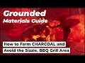 Grounded How to Farm Charcoal and Avoid the Sizzle Barbecue Grill Area Into The Wood Update 0 12