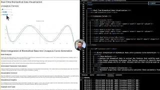 Real-Time Biomedical Data Visualization Creating Lissajous Curves with Python and Flask