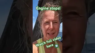 My #engine stops right after a small #enginemaintenance #sailingadventures #solosailing #pacific