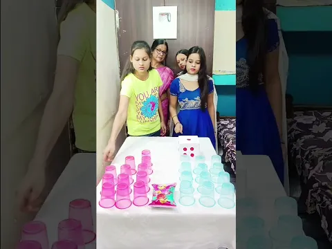 Throw The Dice & Drop The Glass Challenge Game #short #shorts #gameplay #games #viralvideo