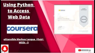 eXtensible Markup Language Quiz in using python to access web data