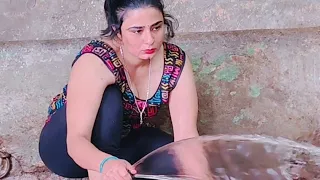 aaj ki bhenso ki side saff safai buffalomilkingbyhand cowmilking cleaningvlognew cleaning desi