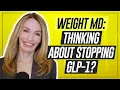 Read THIS Before You Quit GLP-1 Medication Obesity Doctor