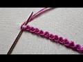Class - 129 How to do Scroll Stitch