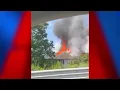 Large fire burning at Upstate apartment complex