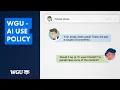 WGU - AI Use Policy