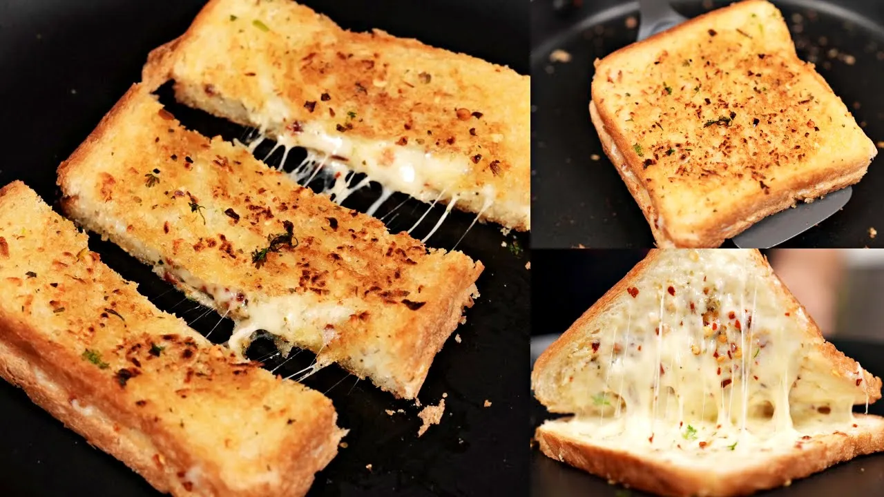 Cheese Garlic Bread Sticks - Dominos Style Garlic Bread   Garlic Bread Sticks in 10 mins