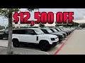 Land Rover Dealership Giving 12 500 Off