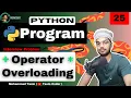 Operator Overloading in Python Sample way Python Programs Day 25