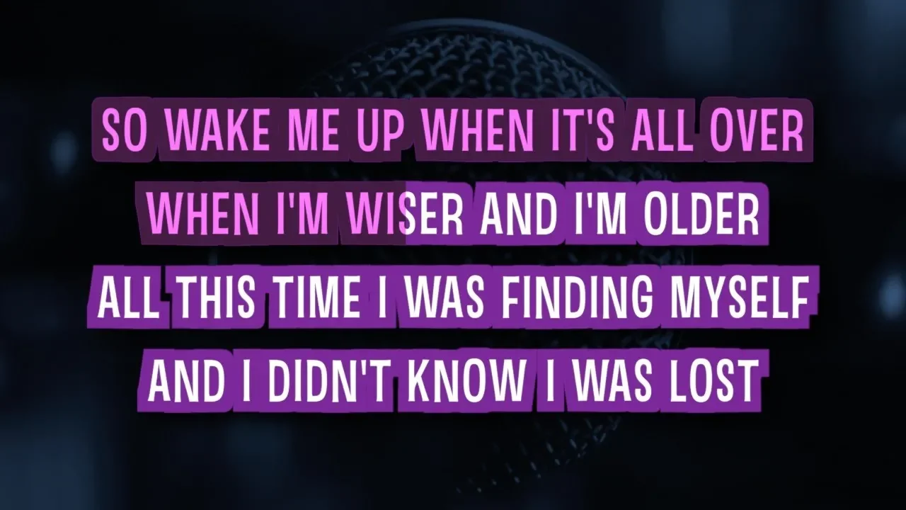 Wake Me Up (Karaoke) - Avicii feat. Aloe Blacc Wake Me Up (Karaoke) - Avicii feat. Aloe Blacc