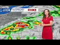 Alert Day Thursday Windy Pockets of Heavy Rain