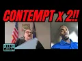 Judge Webster Finds Defendant in Contempt TWICE During Heated Kangaroo Court Hearing