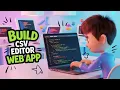 Build a CSV Editor to View Edit CSV Files in Browser Using HTML JavaScript