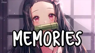Nightcore Memories Female Cover LYRICS 