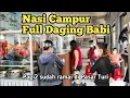 Download Lagu Penuh daging babi !! Nasi campur favorit sarapan pagi di Pasar Turi.. Nasi campur Aliong.