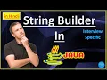 String Builder In Java In Hindi Pradeep Nailwal