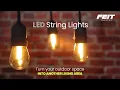 Feit Electric LED Flame Effect String Lights