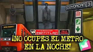 ¡CUIDADO AL USAR EL METRO DE NOCHE!