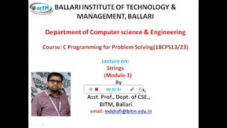 C Strings Declaration and Initialization