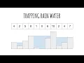 Google Amazon Most Common Interview Question Trapping Rain Water Problem